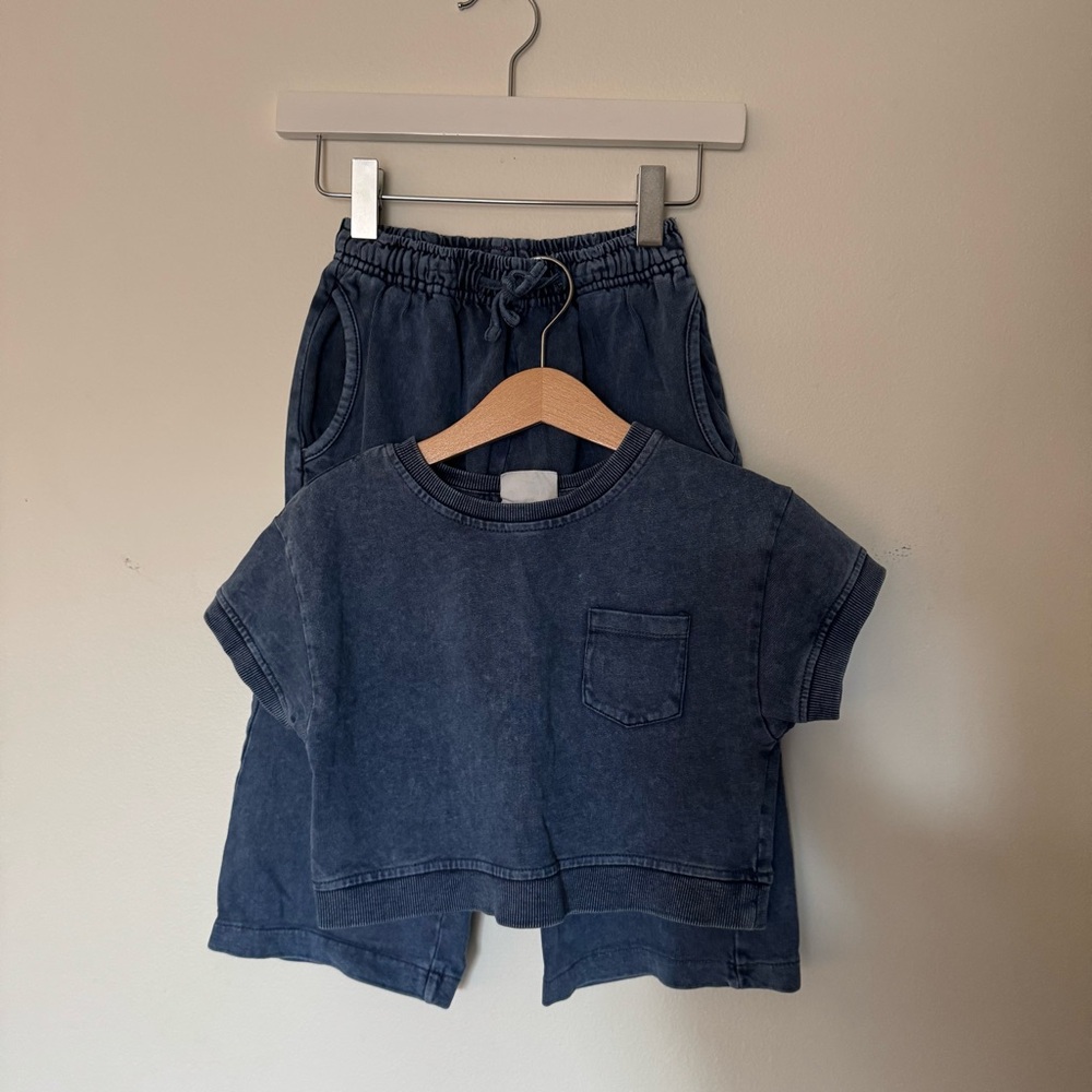 Cotton On Kids Matching Set - Dark Blue